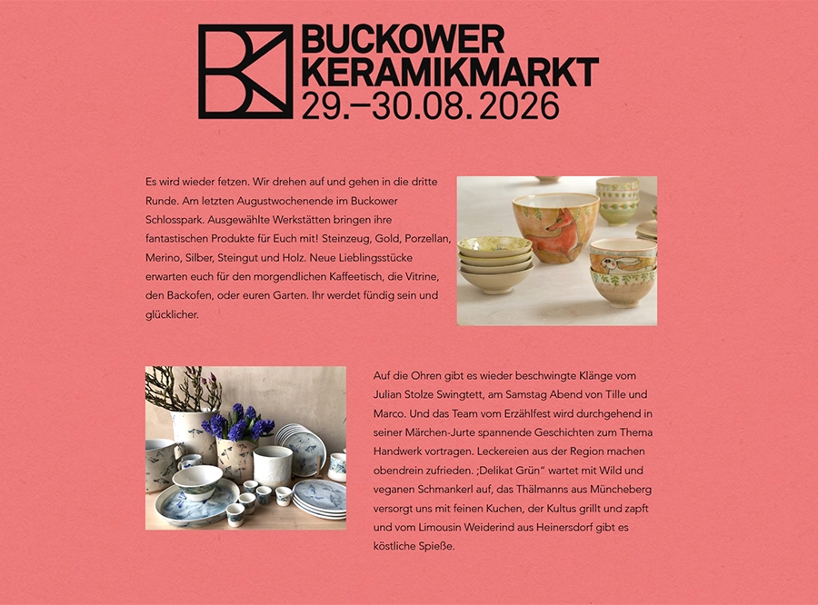 Thumbnail: 3. Buckower Keramikmarkt