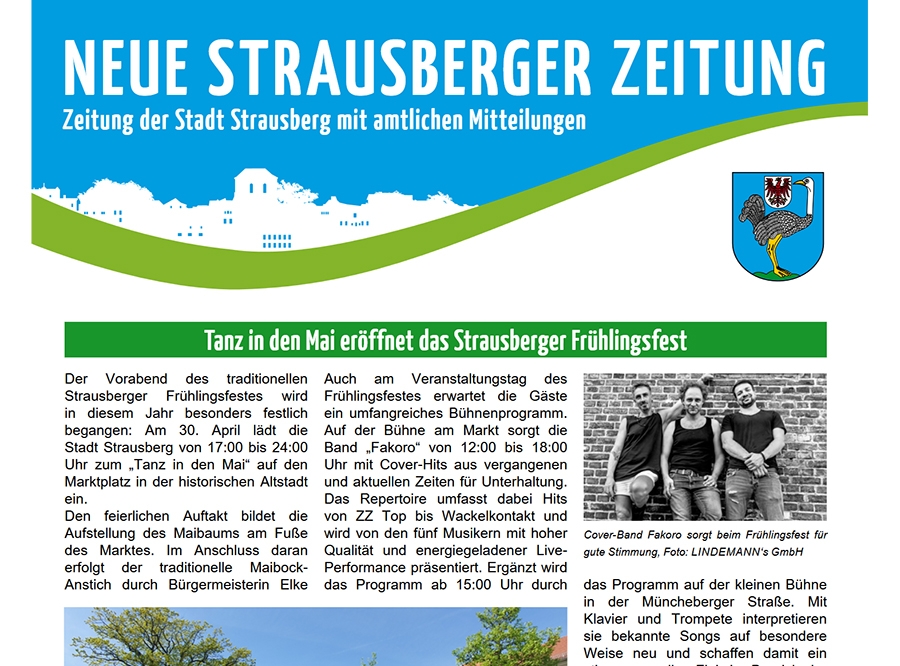 Thumbnail: Neue Strausberger Zeitung