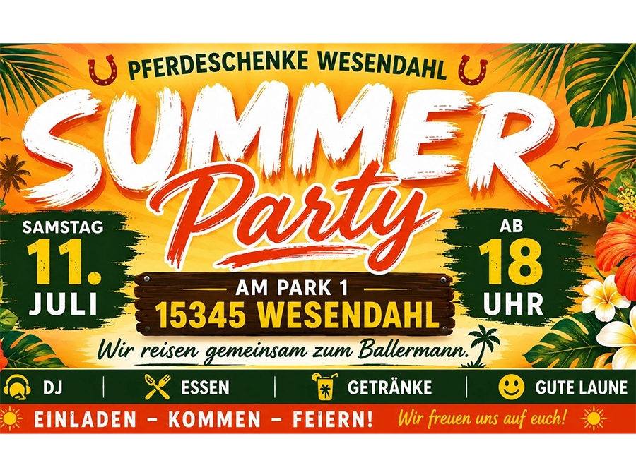 Thumbnail: Sommer Party mit DJ