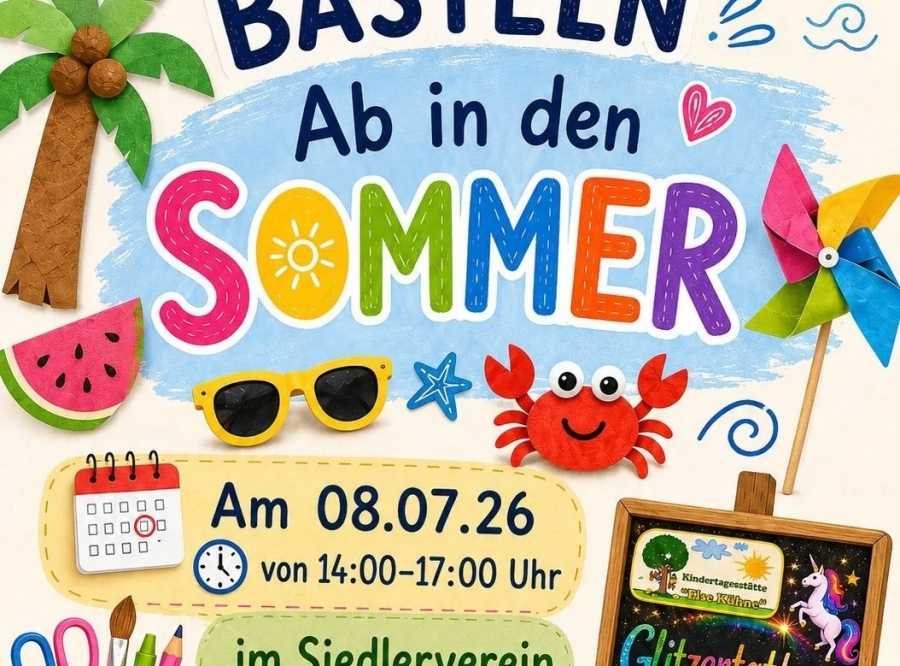 Thumbnail: KINDERBASTELN "Ab in den Sommer"