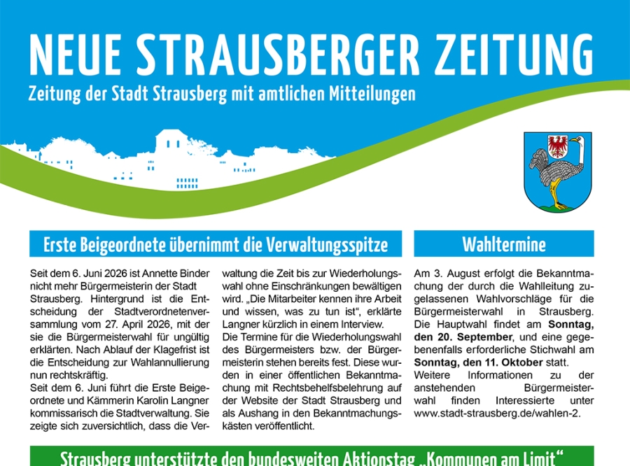 Thumbnail: Neue Strausberger Zeitung