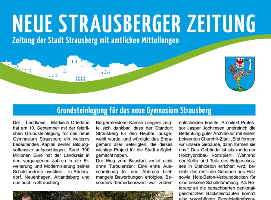 Thumbnail: Neue Strausberger Zeitung
