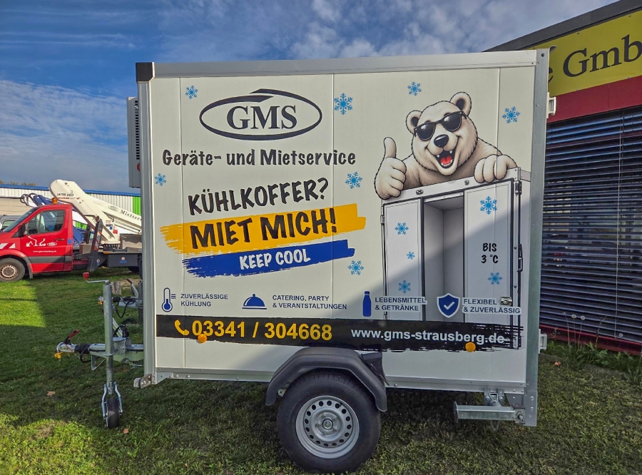 Thumbnail: Zur Miete: Kühlkofferanhänger