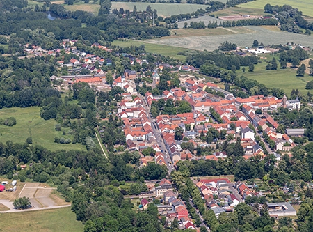 Altlandsberg aus der Luft