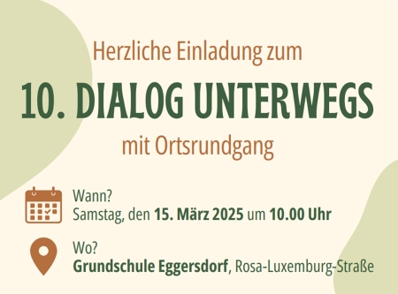 Thmubnail: Dialog Unterwegs mit Ortsrundgang