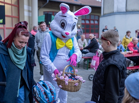 Thmubnail: Osterfeuer in Müncheberg